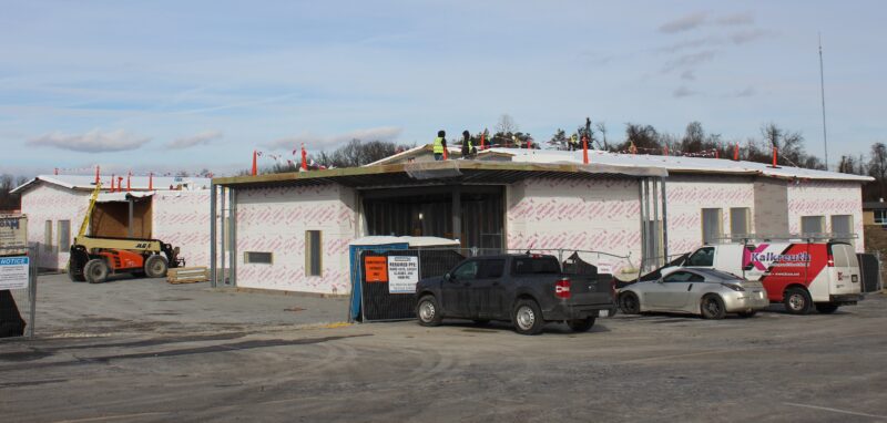 Weather not hampering Innovation Center project